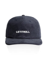 LETITROLL manšestrová kšiltovka s výšivkou Patrol Blue