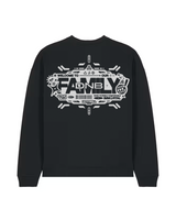 LETITROLL Mikina DNB Family Black