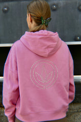 LETITROLL Women's Sweatshirt Diamonds Pink