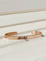 LETITROLL OCELOVÝ NÁRAMEK ROSE GOLD