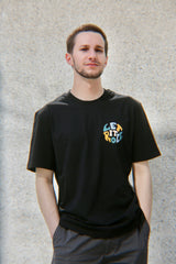 LETITROLL Triko Circle Planet Black