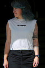 LETITROLL Women's Cropped Tank Top Paprika