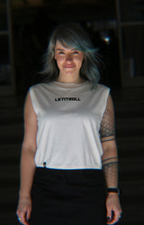 LETITROLL Women's Cropped Tank Top Paprika