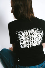 LETITROLL Broken T-shirt Black