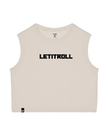 LETITROLL Women's Cropped Tank Top Paprika