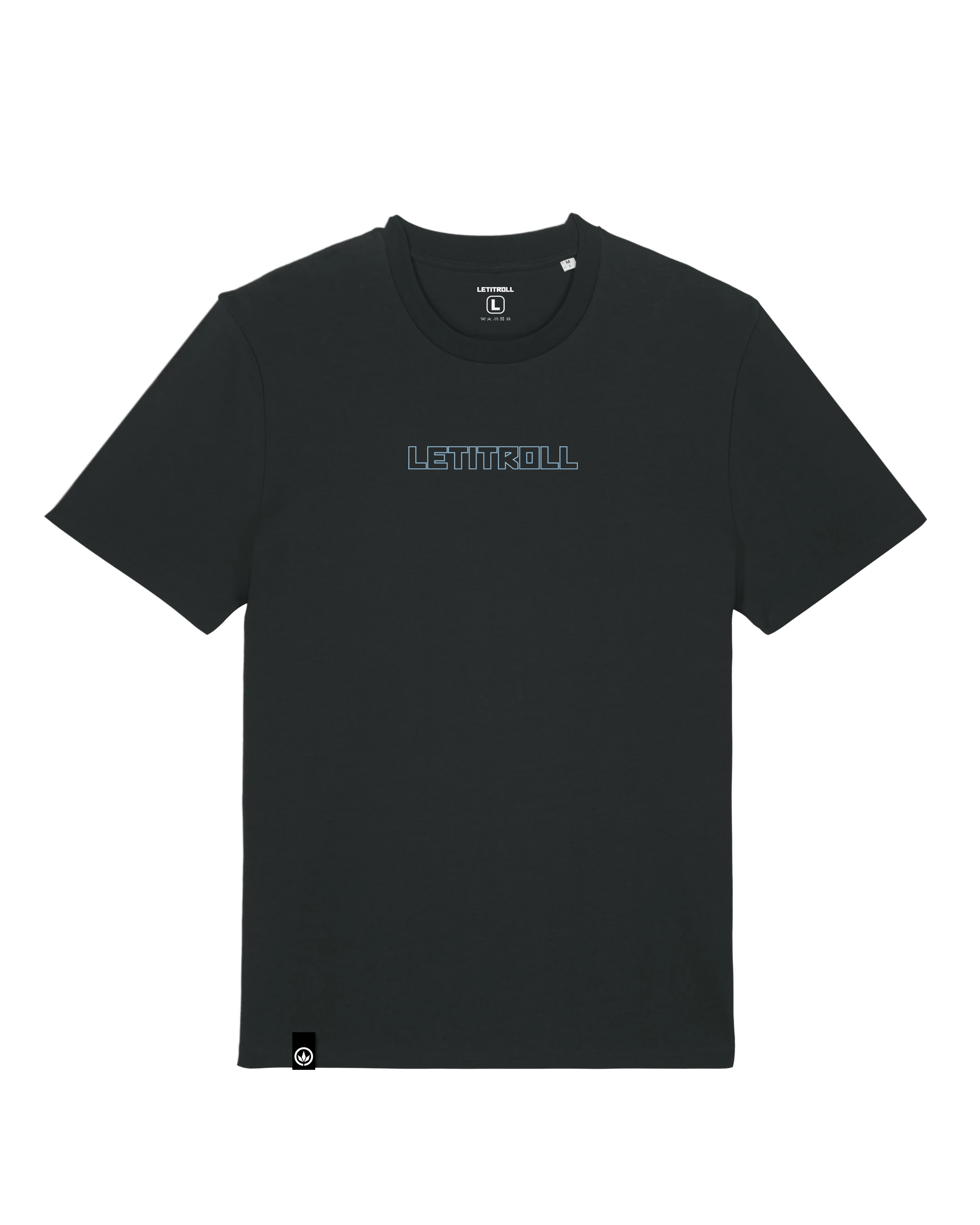 LETITROLL T-shirt MY HOME black