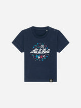 LETITROLL BABY CUTE 0-3 YEARS CHILDREN'S T-SHIRT SERENE BLUE