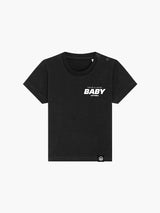 LETITROLL CHILDREN'S T-SHIRT DNB BABY 0-3 YEARS BLACK