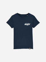 LETITROLL CHILDREN'S T-SHIRT DNB BABY 0-3 YEARS FRENCH NAVY