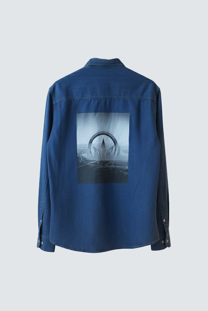 Denim Košile LETITROLL x Ultravagand / č.80 / IMMORTALITY design