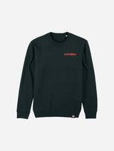 LETITROLL UNISEX CREWNECK MIKINA VINYL BLACK