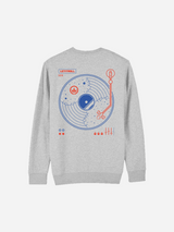 LETITROLL UNISEX CREWNECK MIKINA VINYL GREY