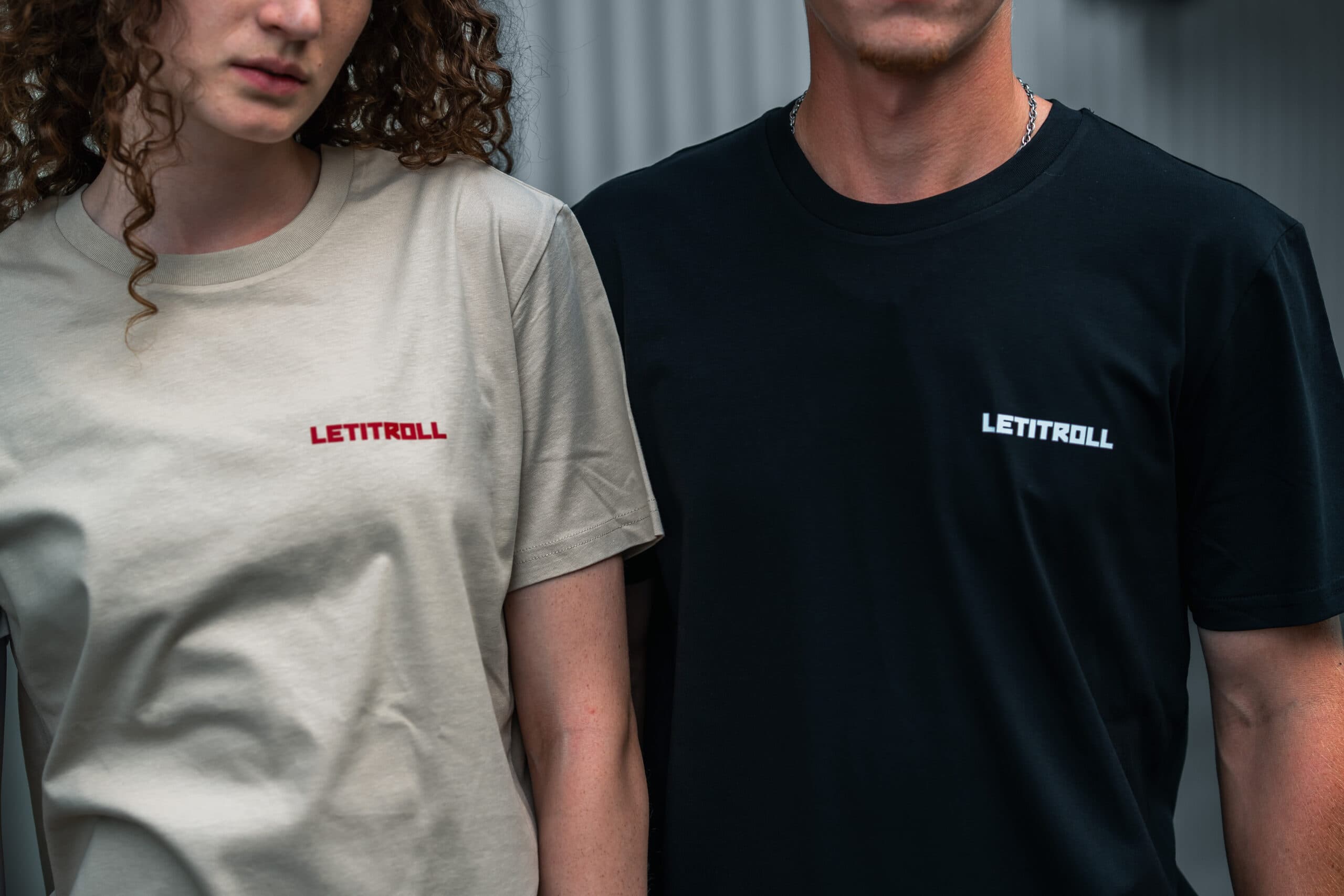 LETITROLL UNISEXOVÉ TRIKO WAVE BLACK