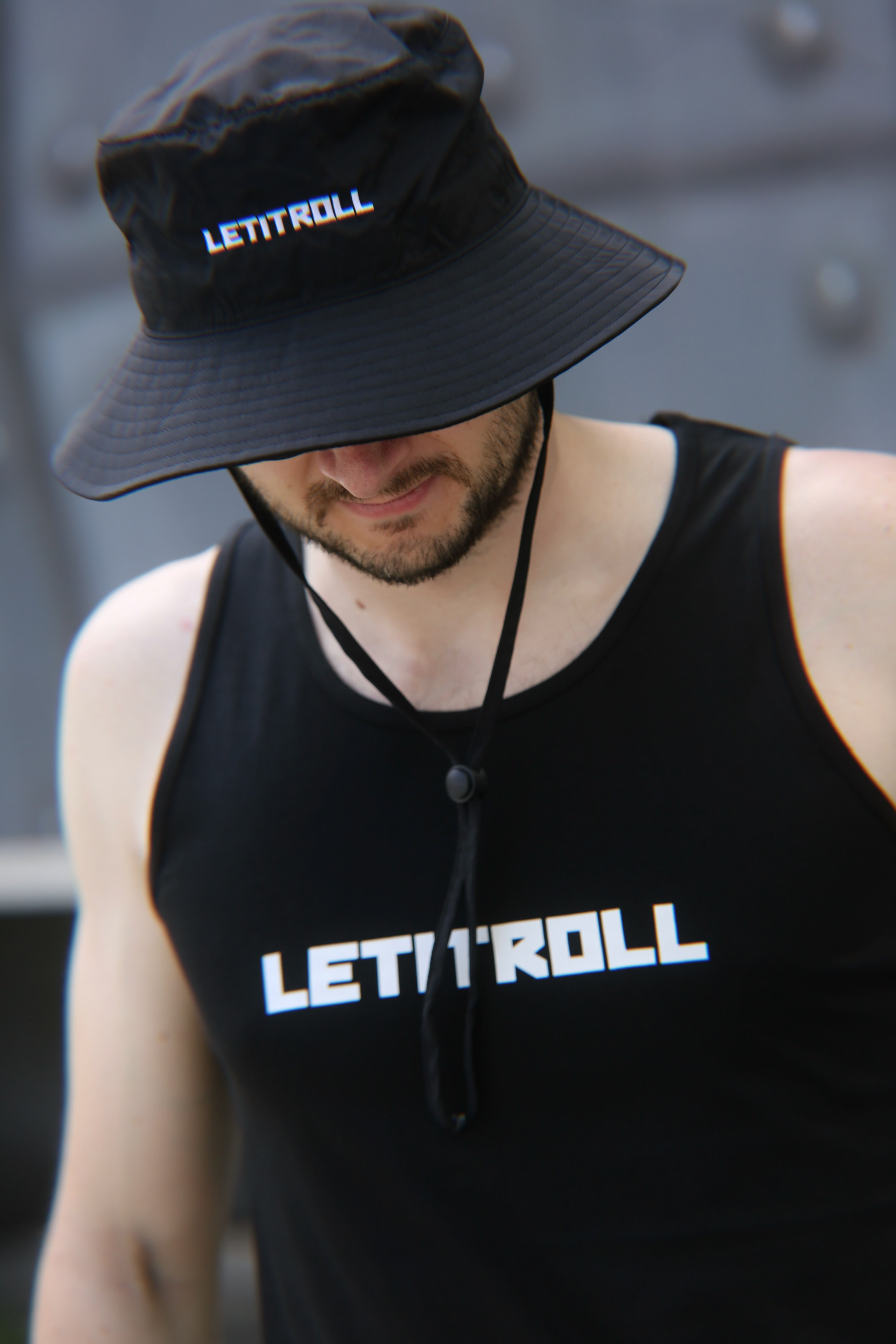 LETITROLL Pánské Tílko Black
