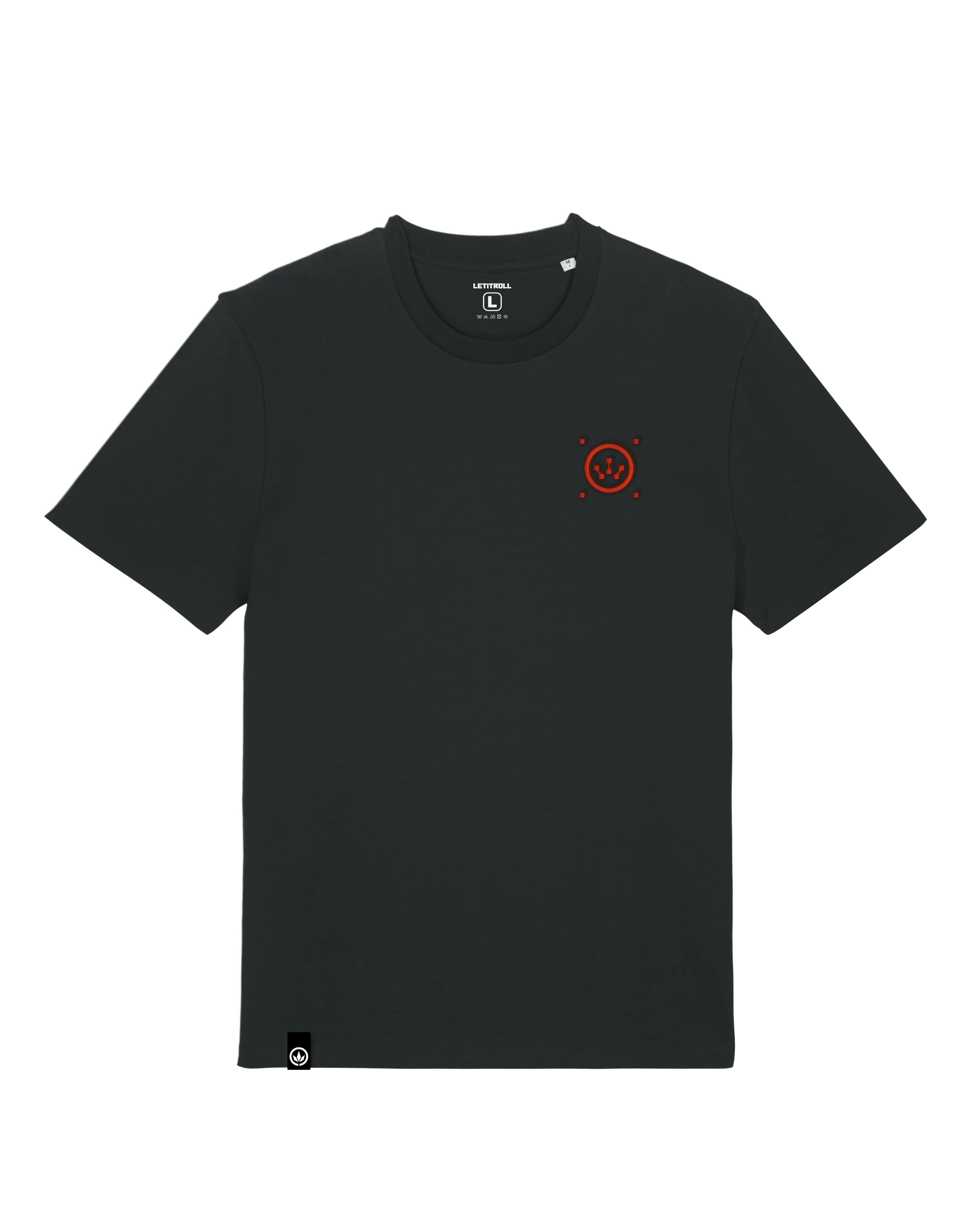 LETITROLL triko CRT design Black PRE-ORDER