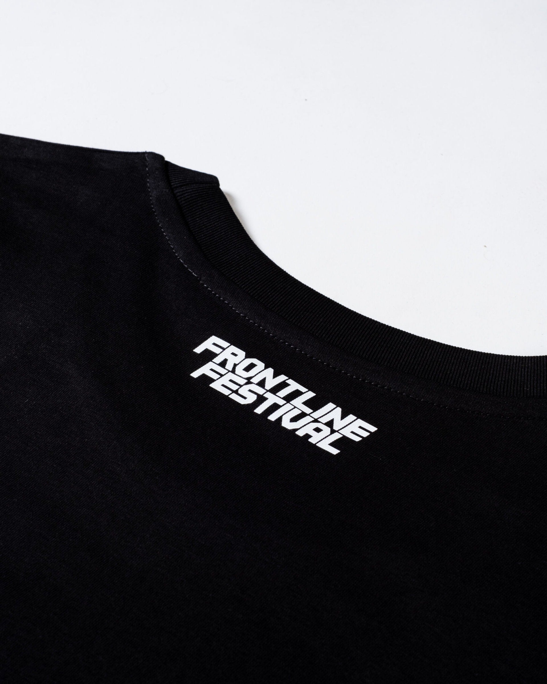 FRONTLINE FESTIVAL UNISEX GRAFFITI T-SHIRT BLACK