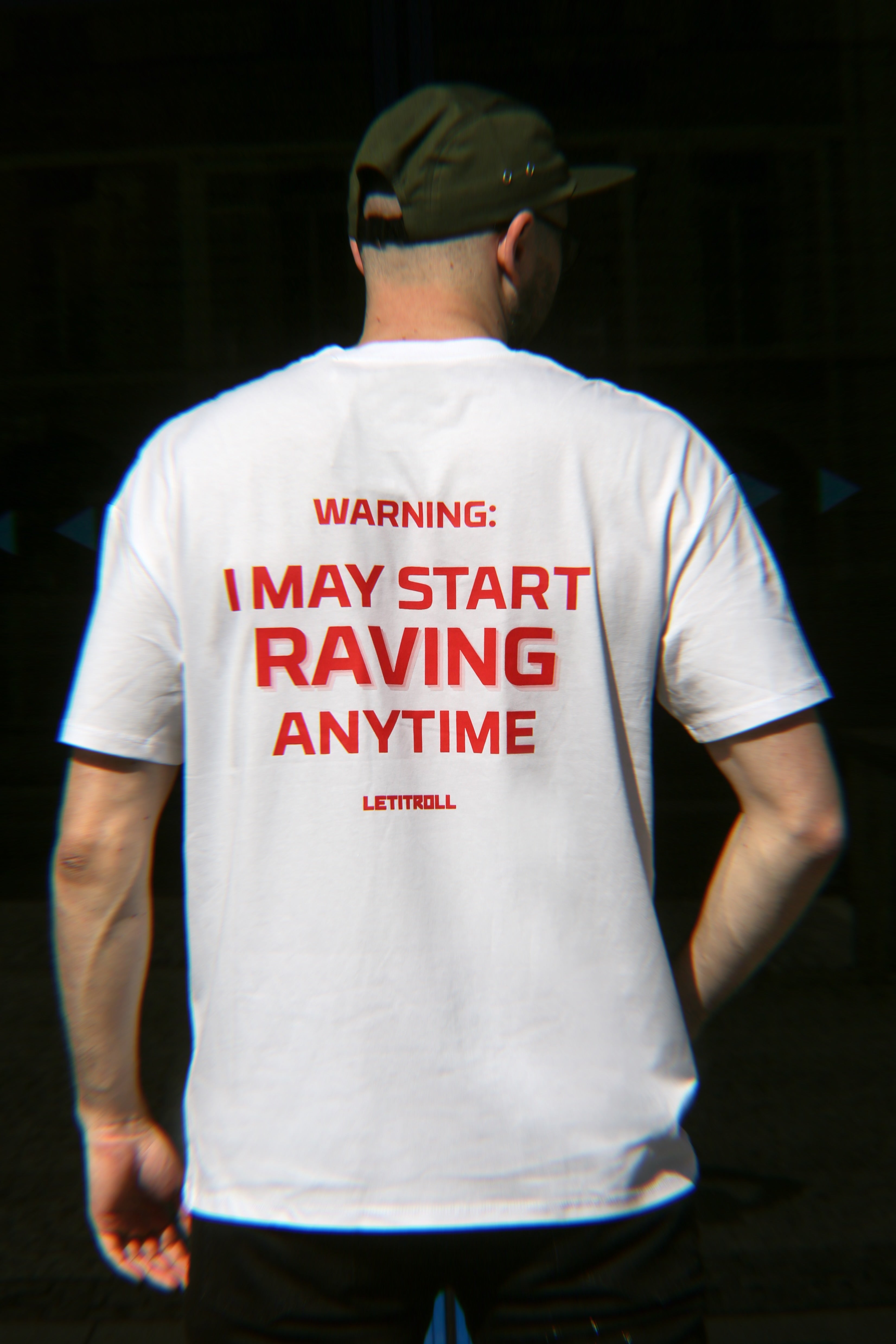 LETITROLL T-shirt DNB Culture White