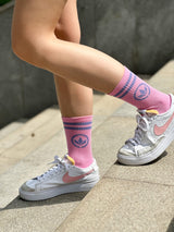 LETITROLL SOCKS PINK