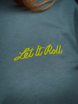 LETITROLL MINIMAL T-SHIRT WITH EMBROIDERY Green&amp;Green