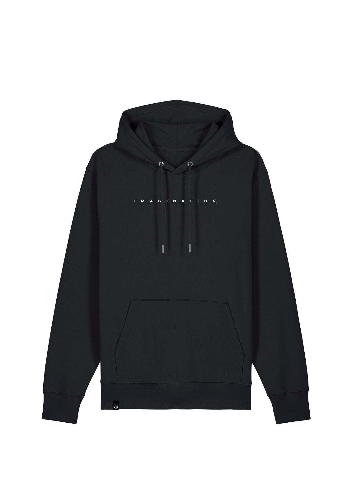 Imagination Lettering Hoodie Black