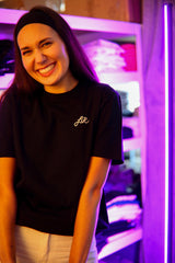 LETITROLL T-shirt Minimal "LIR" Black