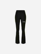 LETITROLL WOMEN'S BELL LEGGINGS WITH EMBROIDERY BLACK