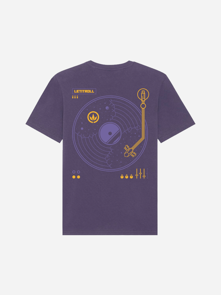 LETITROLL UNISEX TRIKO VINYL INDIGO HUSH