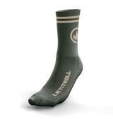 LETITROLL PONOŽKY Khaki x Cream