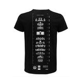 LETITROLL triko History of LIR Stages Black / NILCOTT® Recycled T-shirt / PRE-ORDER