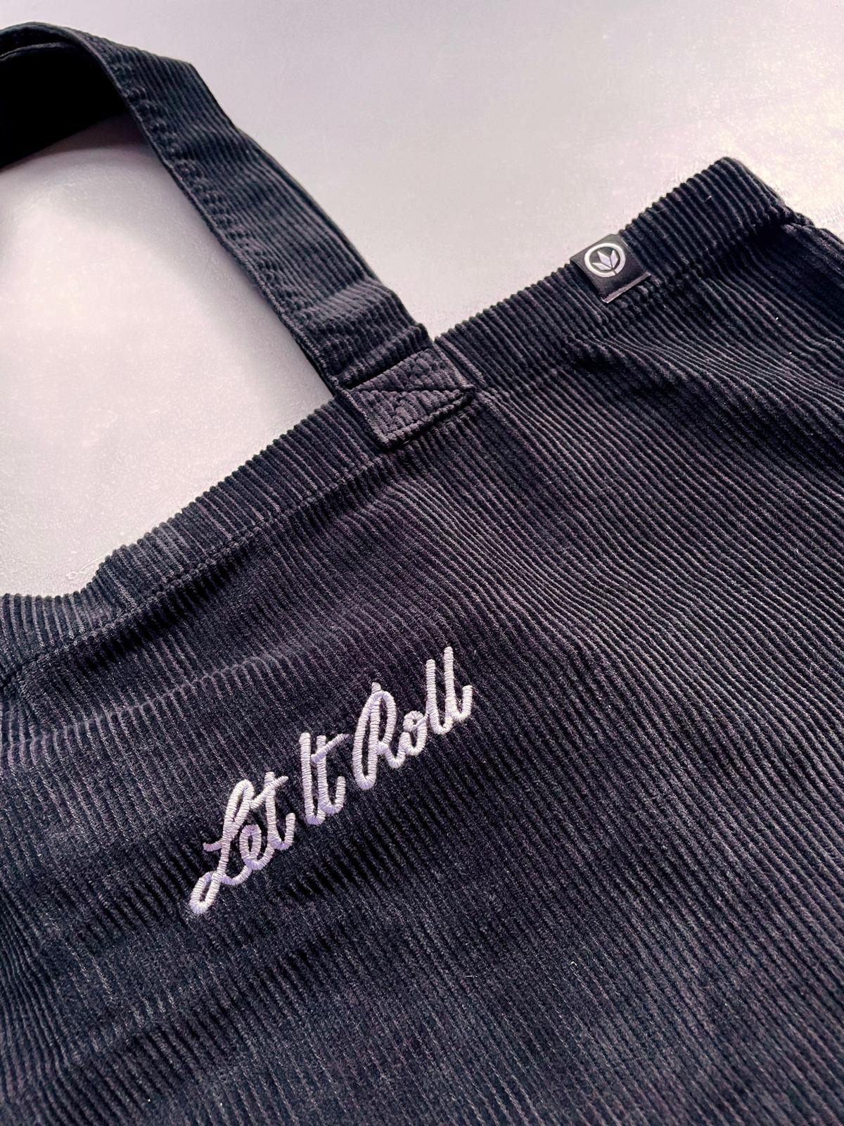 LETITROLL CORDUS BAG WITH EMBROIDERY BLACK