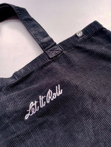 LETITROLL CORDUS BAG WITH EMBROIDERY BLACK