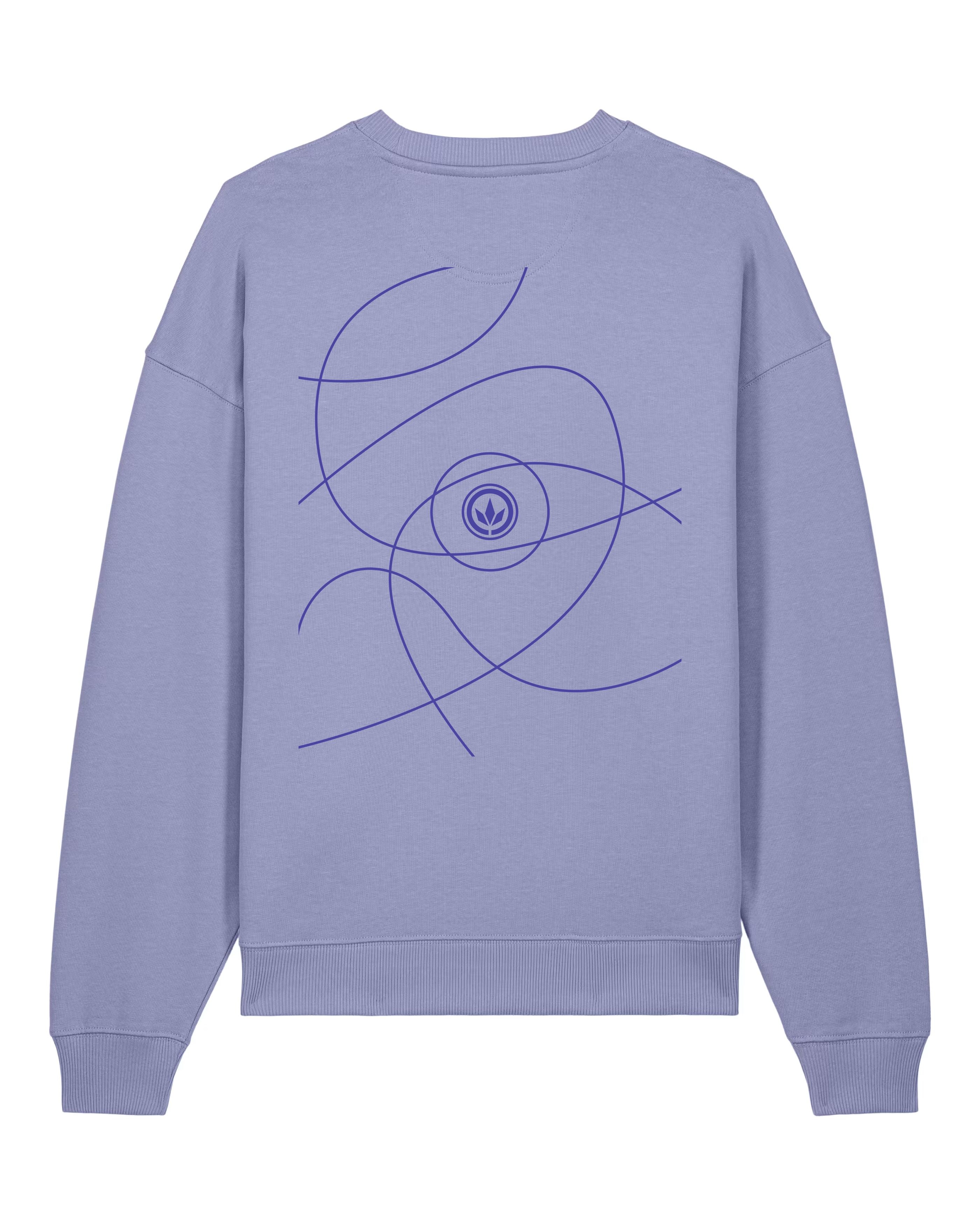 LETITROLL Mikina Orbith Crewneck Violet