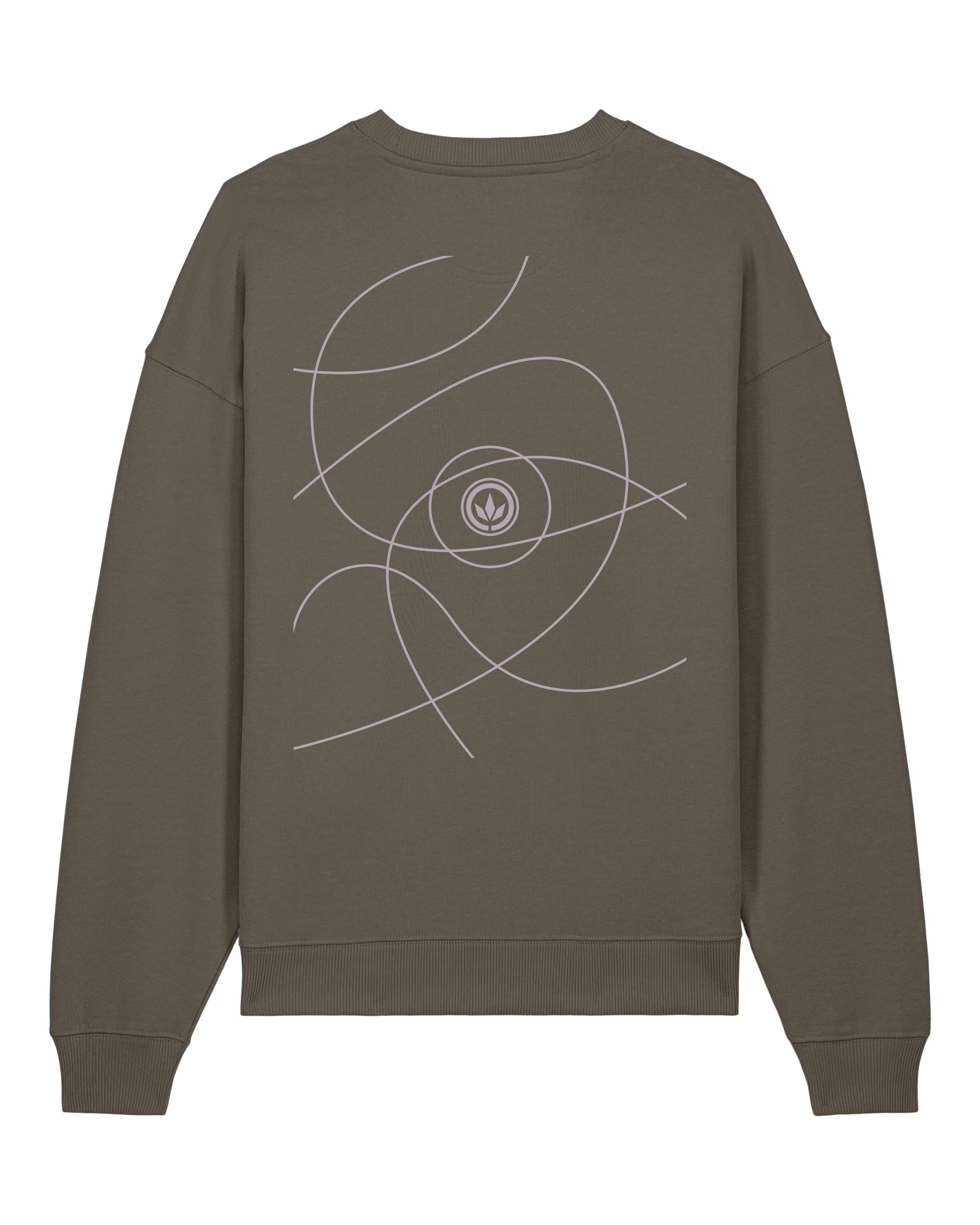 LETITROLL Mikina Orbith Crewneck Mocha