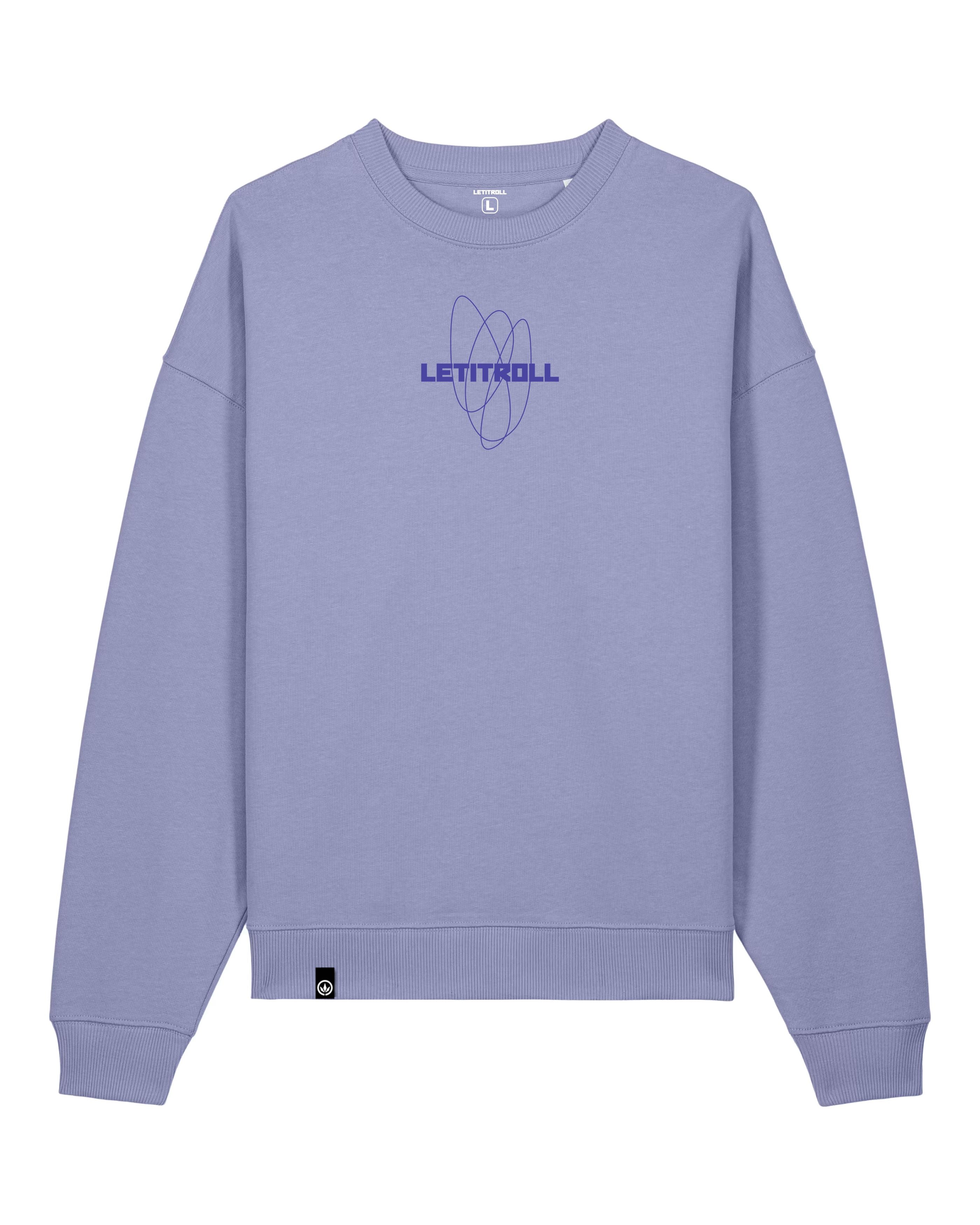 LETITROLL Mikina Orbith Crewneck Violet