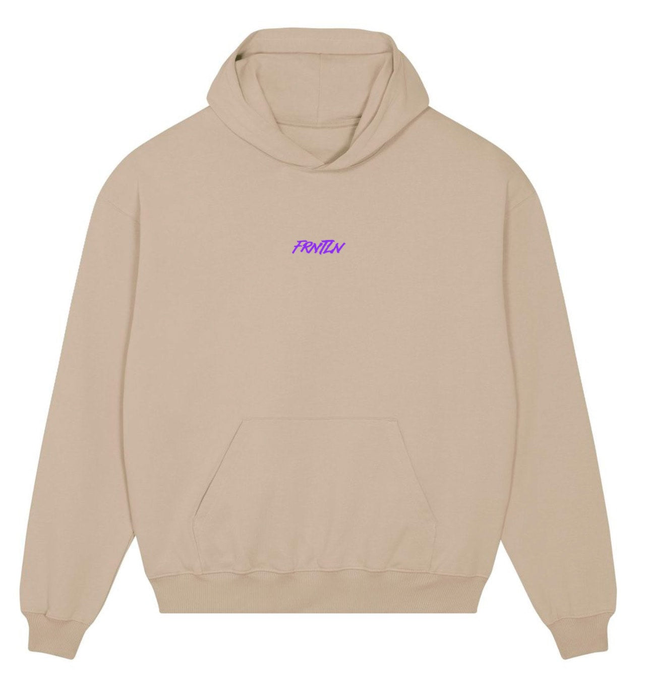 FRNTLN hoodie Desert Dust & Purple