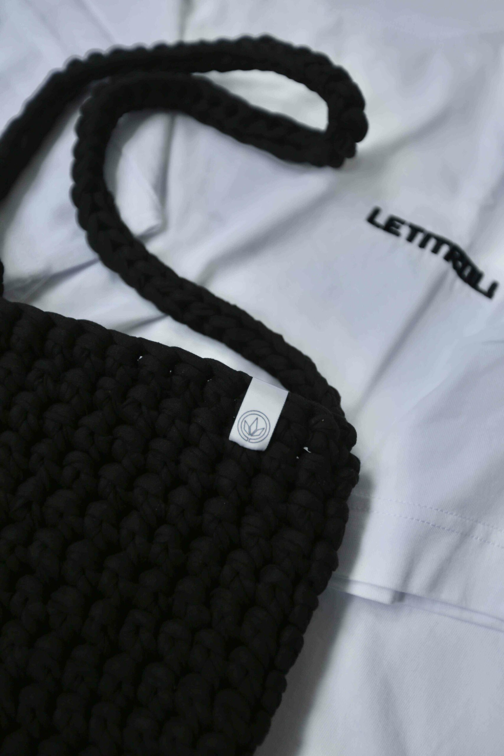 LETITROLL crocheted handbag