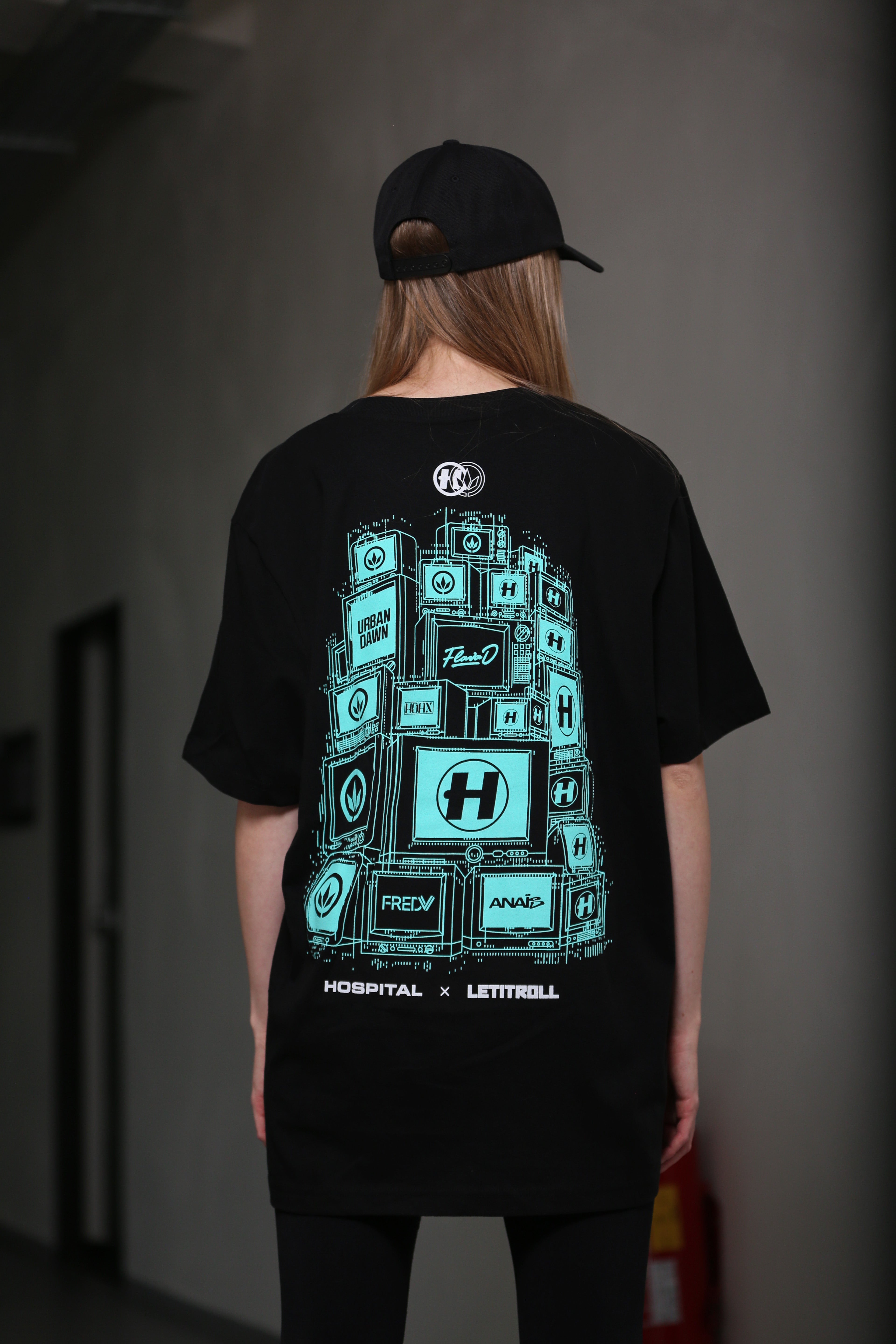 LETITROLL Ambassadorské triko LIR x HOSPITAL 2025 Black