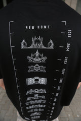 LETITROLL triko History of LIR Stages Black / NILCOTT® Recycled T-shirt / PRE-ORDER