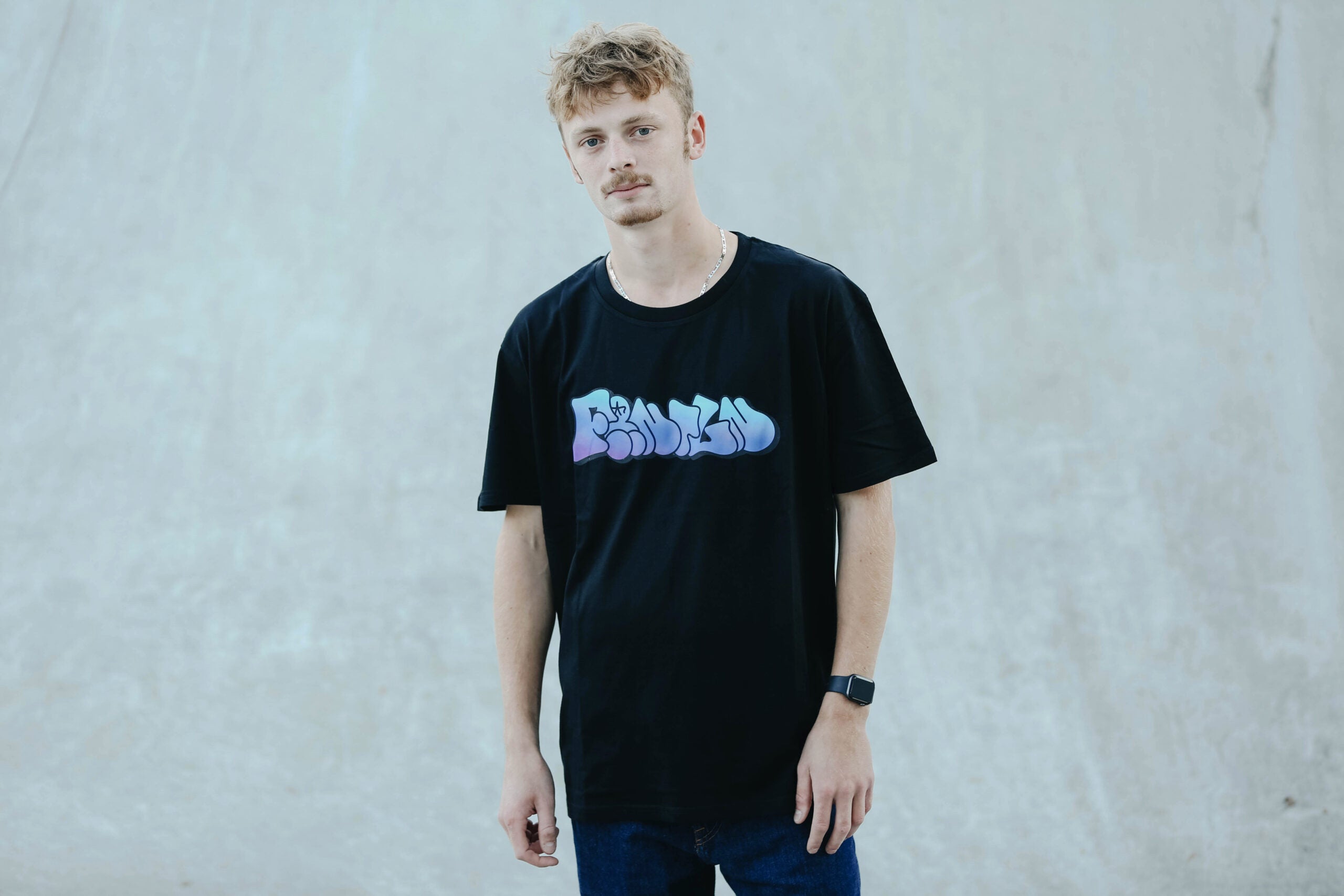 FRONTLINE FESTIVAL UNISEX GRAFFITI T-SHIRT BLACK