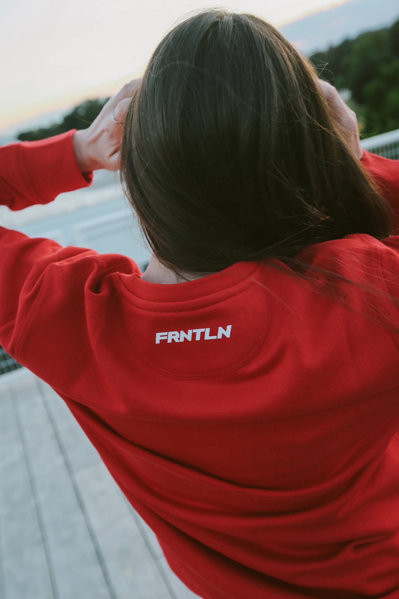 Frontline Festival hoodie FRNTLN RED