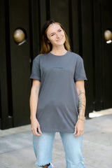 LETITROLL IMMORTAL SPACE T-SHIRT MINIMAL GRAY