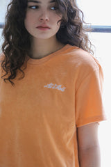 WOMEN'S T-SHIRT LET IT ROLL SOFT COMFORT APRICOT