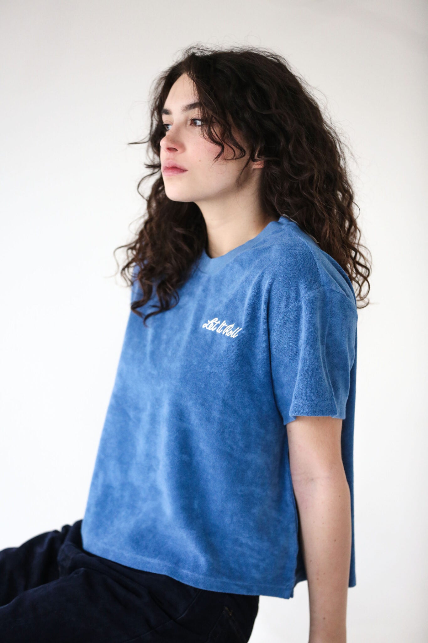 WOMEN'S T-SHIRT LET IT ROLL SOFT COMFORT IVORY