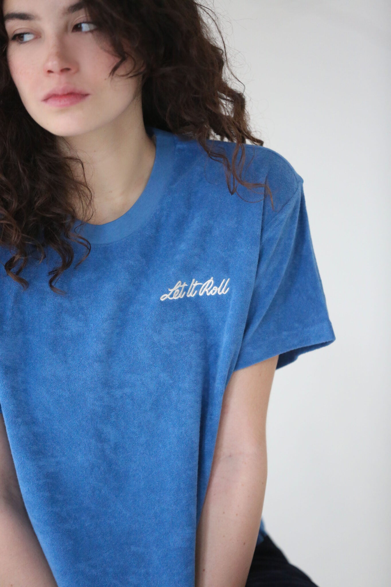 WOMEN'S T-SHIRT LET IT ROLL SOFT COMFORT IVORY