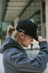 LETITROLL IMMORTAL SNAPBACK WITH 3D EMBROIDERY BLACK