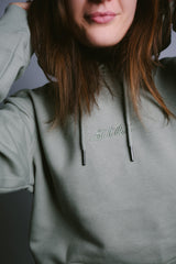 LETITROLL sweatshirt with embroidery Olive