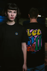 LETITROLL Funky T-shirt Black