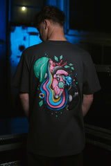 LETITROLL Triko Heart of Drum and Bass Antracite