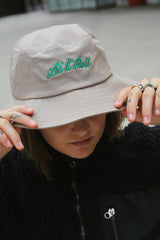LETITROLL BUCKET HAT S VÝŠIVKOU KHAKI