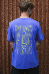 LETITROLL IMMORTAL SPACE T-SHIRT NEON PUPRLE